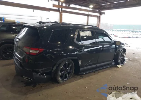 2025 Honda Pilot Black Edition z USA, uszkodzony, nr VIN 5FNYG1H95SB062456